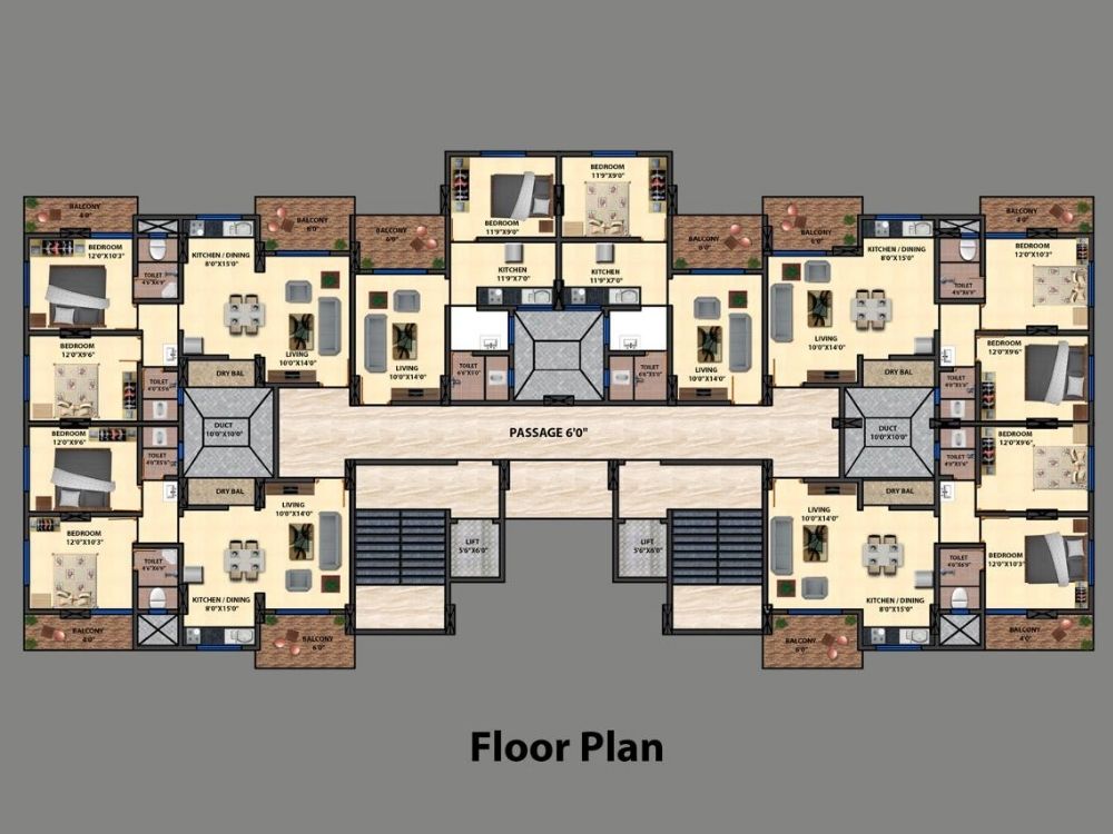 Samarth Vaibhav Floor Plan 